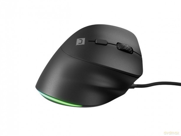 Mysz wertykalna CRAKE 2 PRO 128000DPI optyczna czarna