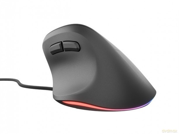 Mysz wertykalna CRAKE 2 PRO 128000DPI optyczna czarna