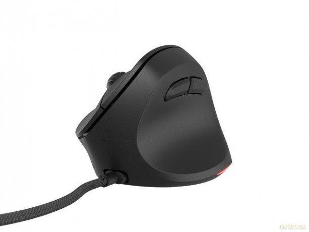 Mysz wertykalna CRAKE 2 PRO 128000DPI optyczna czarna