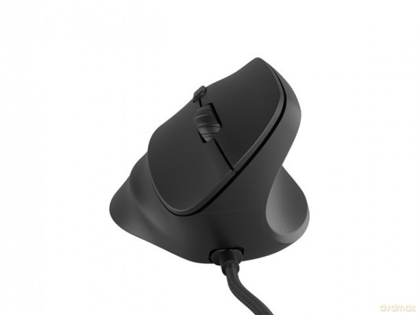Mysz wertykalna CRAKE 2 PRO 128000DPI optyczna czarna
