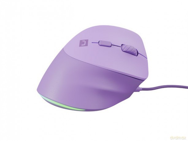 Mysz wertykalna CRAKE 2 PRO 128000DPI optyczna lawendowa