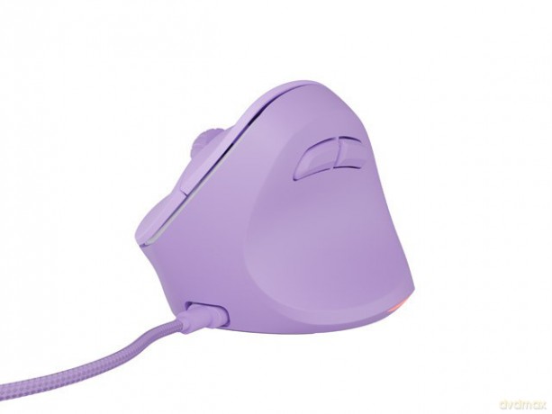 Mysz wertykalna CRAKE 2 PRO 128000DPI optyczna lawendowa