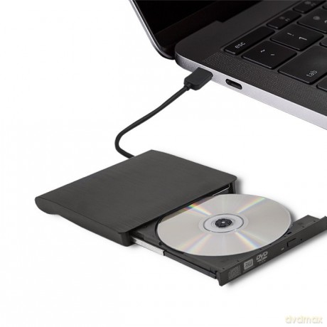 Nagrywarka DVD-RW zewnętrzna | USB 3.0 | Czarna