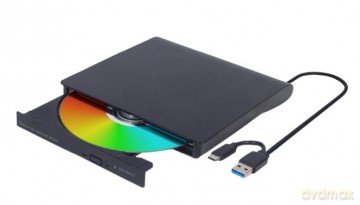 Napęd DVD na USB zewnętrzny DVD-USB-031 czarny
