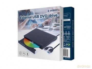 Napęd DVD na USB zewnętrzny DVD-USB-031 czarny