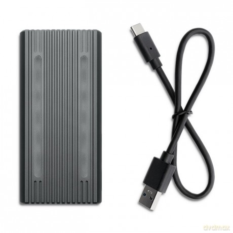 Obudowa | kieszeń na dysk M.2 SSD | SATA | NVMe | RGB LED | USB-C| 4TB