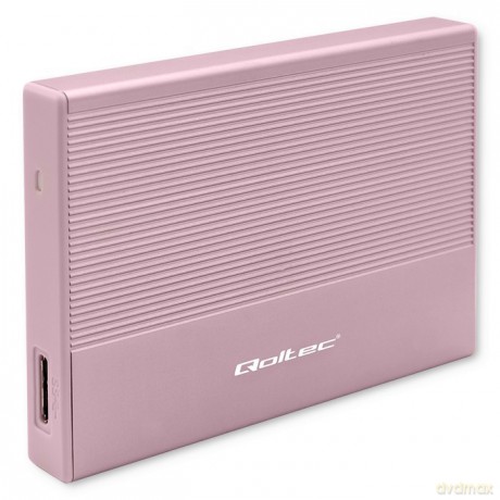 Obudowa | Kieszeń na dysk SSD HDD 2.5 cala | SATA | USB 3.0 | Super speed 5Gb/s | 2TB | Różowy