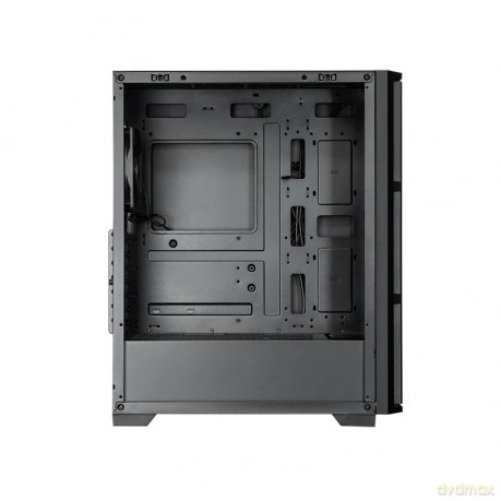 Obudowa AS-02B-TG-OP Midi Tower czarna