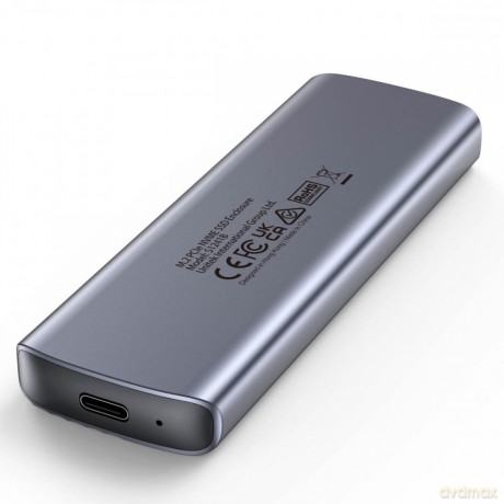 Obudowa Dysku M.2 NVMe; USB-C; 10Gbps; ALU; S1241B01