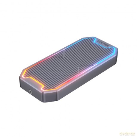 Obudowa dysku SSD M.2 NVMe/SATA 10Gbps, RGB; S1210B