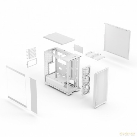 Obudowa FDE Epoch White TG RGB Clear Tint