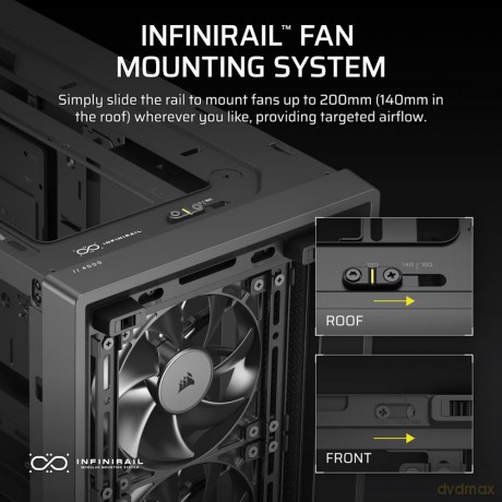Obudowa FRAME 4000D RS Black Mid Tower ATX