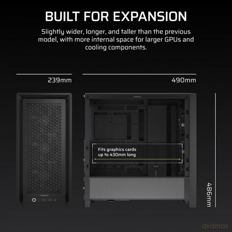 Obudowa FRAME 4000D RS Black Mid Tower ATX