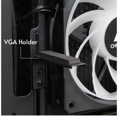 Obudowa GT-01B-OP VISTA Midi 3x ARGB Fans