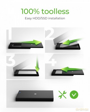 Obudowa IB-200T-C3 2,5 SATA USB 3.2 Gen.1