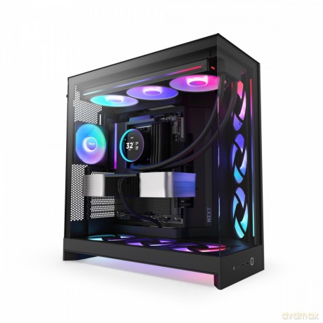 Obudowa NZXT H9 FLOW RGB (2025) z oknem czarna