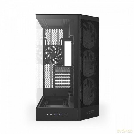Obudowa NZXT H9 FLOW RGB (2025) z oknem czarna
