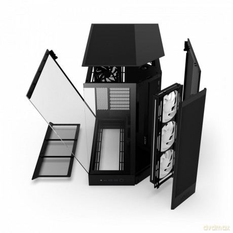 Obudowa NZXT H9 FLOW RGB (2025) z oknem czarna