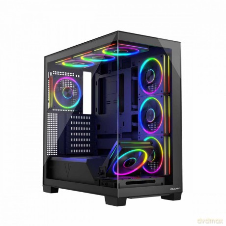 Obudowa PC STELLAR 8F ARGB 10 Czarna