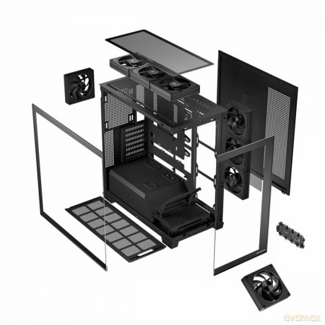 Obudowa PC STELLAR 8F ARGB 10 Czarna