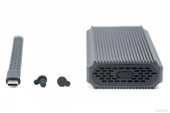 Obudowa USB 4.0 Typ C na dysk SSD M.2 NVMe 40 Gbps aluminiowa, beznarzędziowa