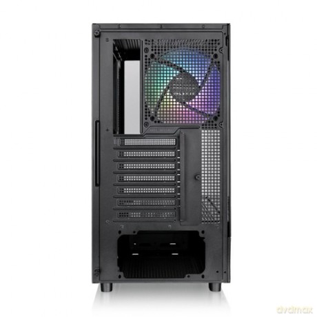Obudowa View 270 Tempered Glass, szklany bok, CT140 Fan - Czarna