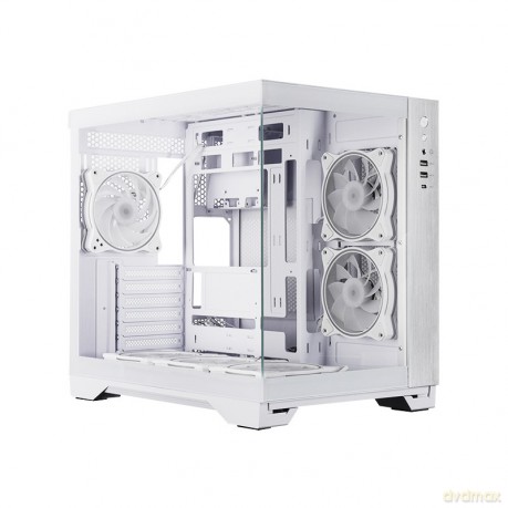 Obudowa VISIO GM-30W-T G-OP 6xwentylator ARGB biała