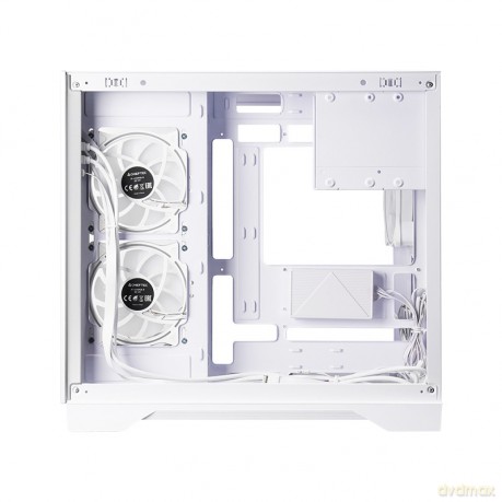 Obudowa VISIO GM-30W-T G-OP 6xwentylator ARGB biała