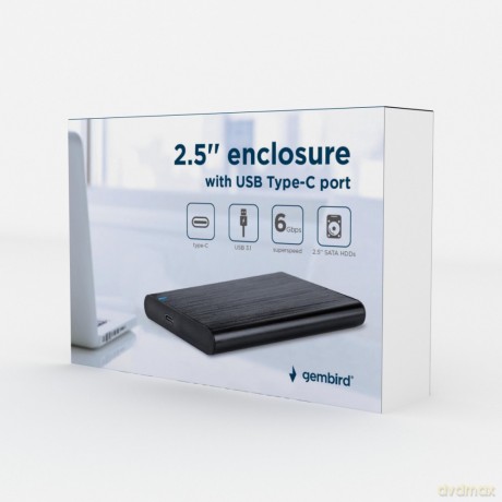 Obudowa zewnętrzna 2.5 cala USB 3.1 Czarna