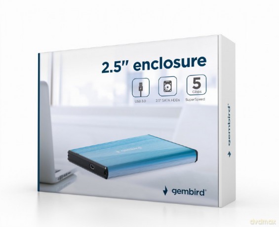 Obudowa zewnętrzna dysków 2.5 USB 3.0 niebieska