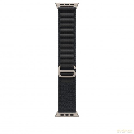 Opaska Alpine w kolorze czarnym do koperty 49 mm - rozmiar L - elementy z tytanu w kolorze naturalnym