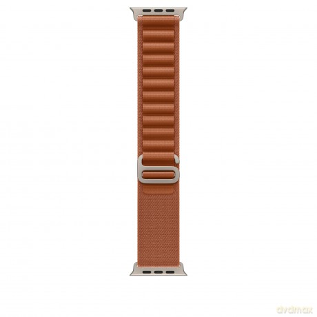 Opaska Alpine w kolorze terakoty do koperty 49 mm - rozmiar L - elementy z tytanu w kolorze naturalnym