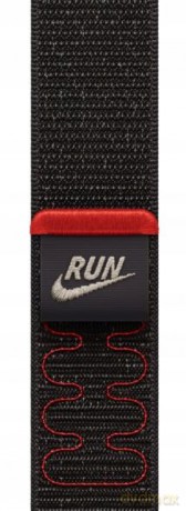 Opaska sportowa Nike w kolorze nocnej czerni do koperty 42 mm