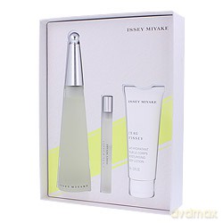 Issey Miyake L Eau d Issey Femme Zestaw - woda toaletowa 100 ml spray + balsam do ciała 75 ml + woda toaletowa 10 ml spray (Damskie) [KOSMETYKI]