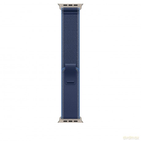 Opaska Trail w kolorze niebieskim/jaskrawoniebieskim do koperty 49 mm - rozmiar S/M - elementy z tytanu w kolorze naturalnym