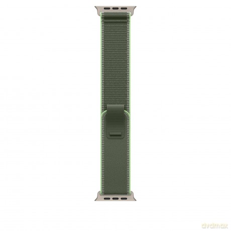 Opaska Trail w kolorze zielonym/neonowej zieleni do koperty 49 mm - rozmiar S/M - elementy z tytanu w kolorze naturalnym