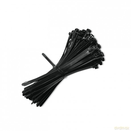 Opaski zaciskowe wielorazowe/trytytki | 7.2250mm | Nylon UV | Czarne