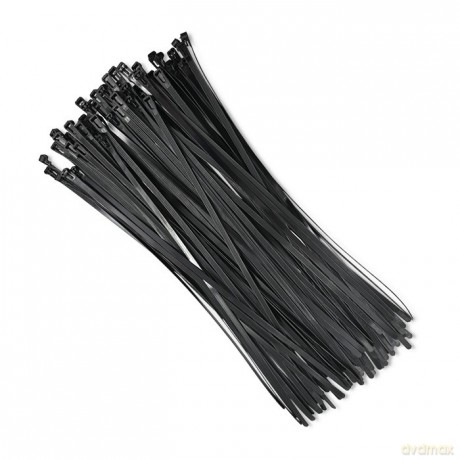 Opaski zaciskowe wielorazowe/trytytki | 7.2450mm | Nylon UV | Czarne