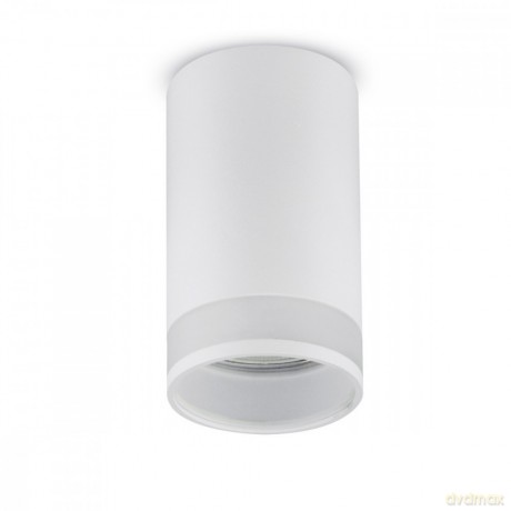 Oprawa natynkowa/tuba GU10, biała MCE361 W aluminiowa