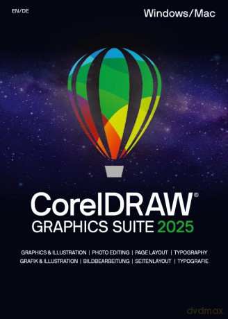 Oprogramowanie CorelDRAW Graphics Suite 2025 BOX WIN/MAC CDGS2025MLMBEU