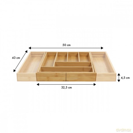 Organizer bambusowy rozsuwany GB379