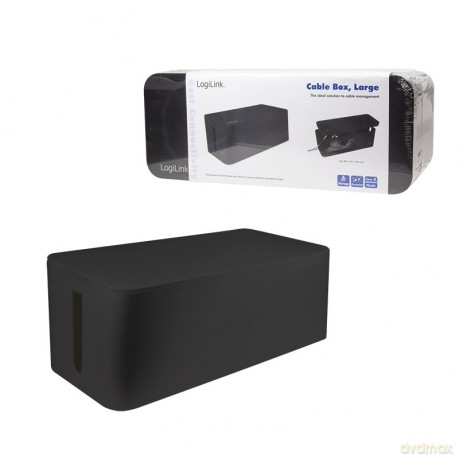 Organizer kabli Cable Box, czarny