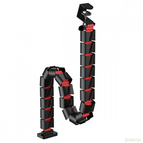Organizer kabli, 1345mm czarno czerwony RS125