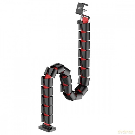 Organizer kabli, 1345mm czarno czerwony RS125