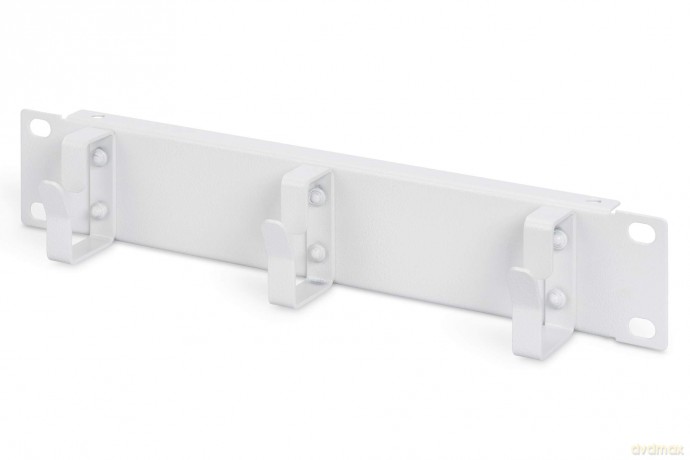 Organizer kablowy poziomy typu RING 10 cali (254mm) 1U 44x254x60mm, (RAL 7035) Szary