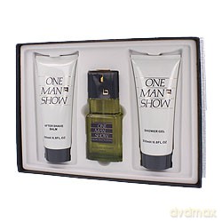 Jacques Bogart One Man Show Zestaw - woda toaletowa 100 ml spray + balsam po goleniu 200 ml + żel pod prysznic 200 ml (uszkodzone pudełko) (Męskie) [KOSMETYKI]