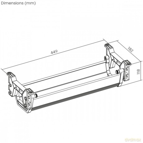 Organizer podbiurkowy na kable MC-106B