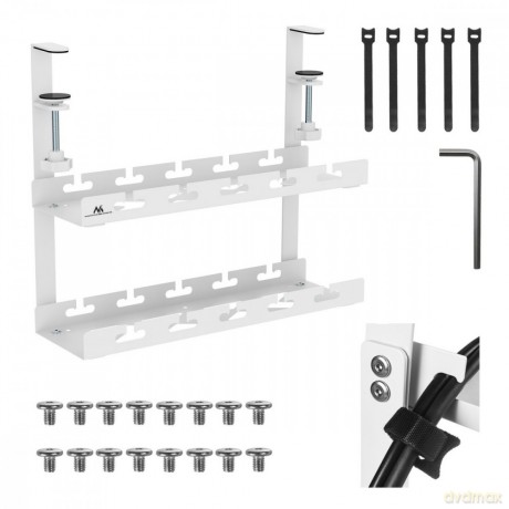 Organizer podbiurkowy na kable, MC-104W