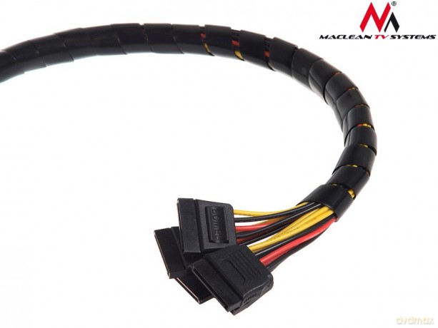 Osłona maskująca na kable MCTV-685 B (8.710mm) 3m spirala Czarna