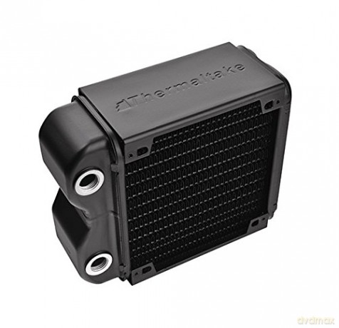 Pacific RL120 (120mm, 5x G 1/4", aluminium) radiator - Black